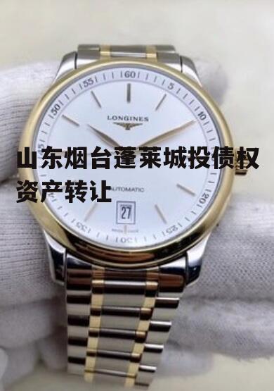 山东烟台蓬莱城投债权资产转让