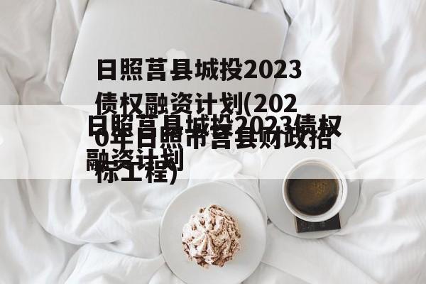 日照莒县城投2023债权融资计划(2020年日照市莒县财政招标工程)