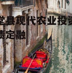金堂县现代农业投资政府债定融