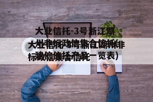 大业信托-3号浙江湖州非标政信集合信托(建信信托产品一览表)
