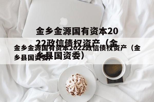 金乡金源国有资本2022政信债权资产（金乡县国资委）