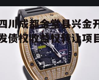 四川成都金堂县兴金开发债权收益权转让项目