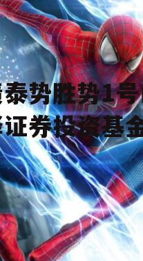 标债泰势胜势1号山东菏泽证券投资基金