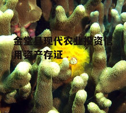 金堂县现代农业投资信用资产存证