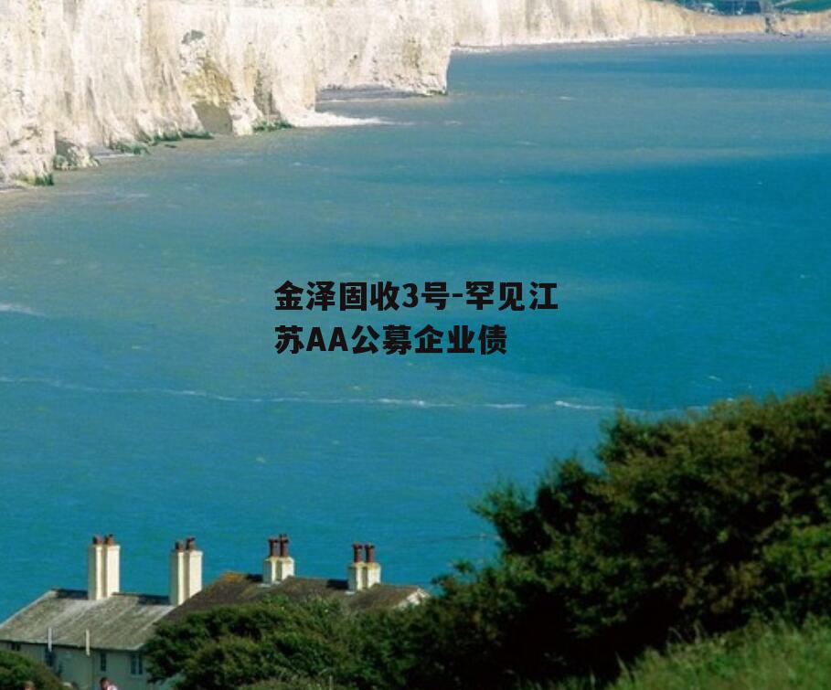 金泽固收3号-罕见江苏AA公募企业债