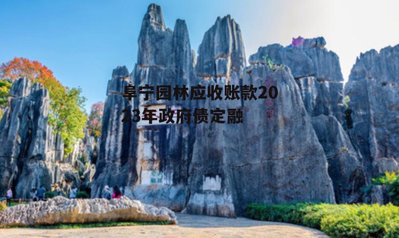 阜宁园林应收账款2023年政府债定融