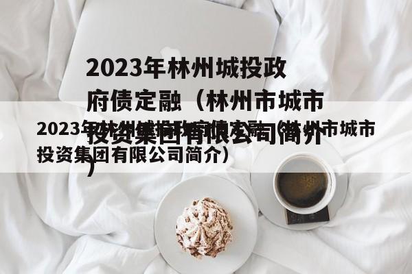 2023年林州城投政府债定融（林州市城市投资集团有限公司简介）