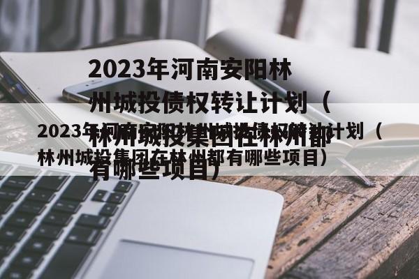 2023年河南安阳林州城投债权转让计划（林州城投集团在林州都有哪些项目）