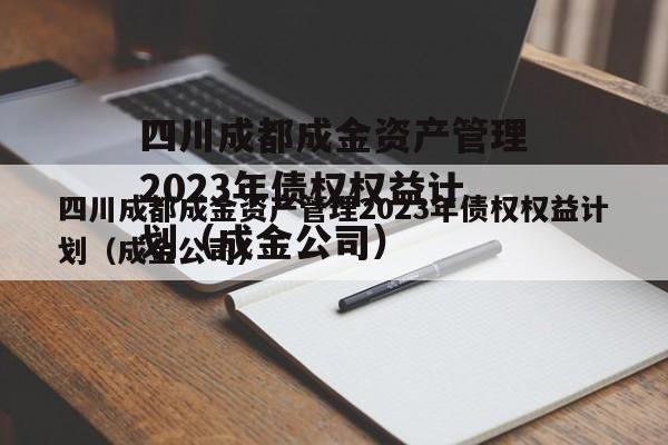 四川成都成金资产管理2023年债权权益计划（成金公司）