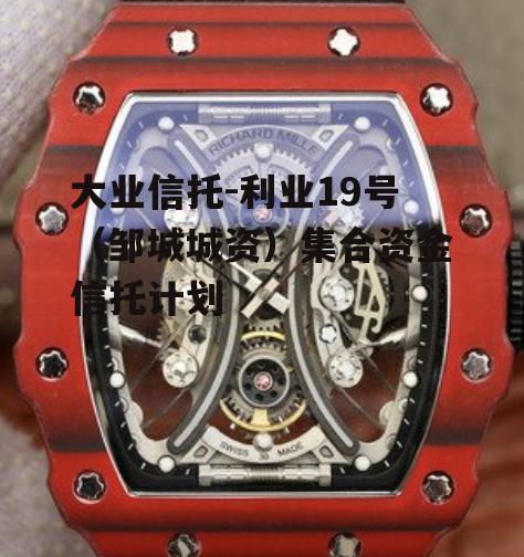 大业信托-利业19号（邹城城资）集合资金信托计划