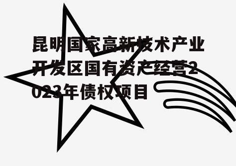 昆明国家高新技术产业开发区国有资产经营2023年债权项目