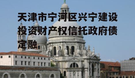 天津市宁河区兴宁建设投资财产权信托政府债定融