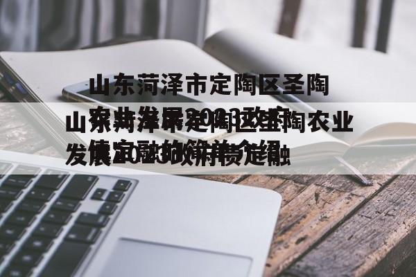 山东菏泽市定陶区圣陶农业发展2023政府债定融的简单介绍