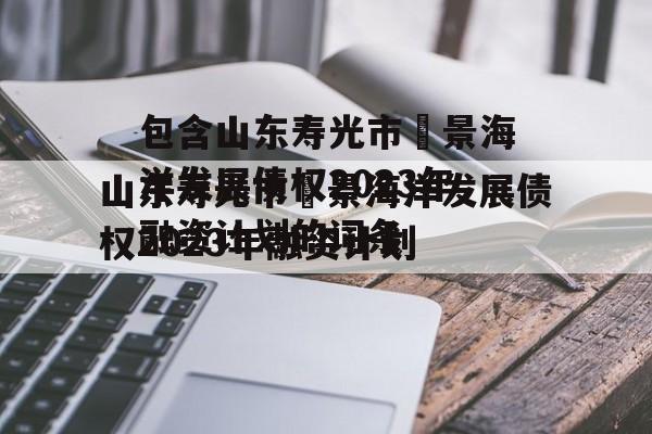 包含山东寿光市昇景海洋发展债权2023年融资计划的词条