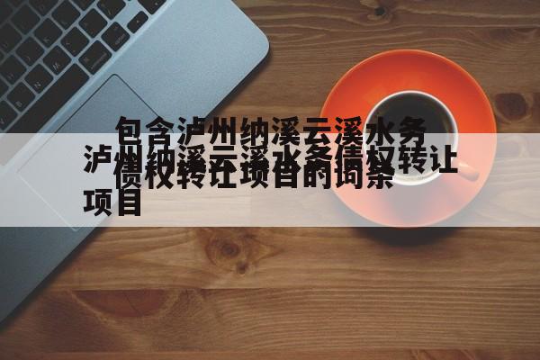 包含泸州纳溪云溪水务债权转让项目的词条