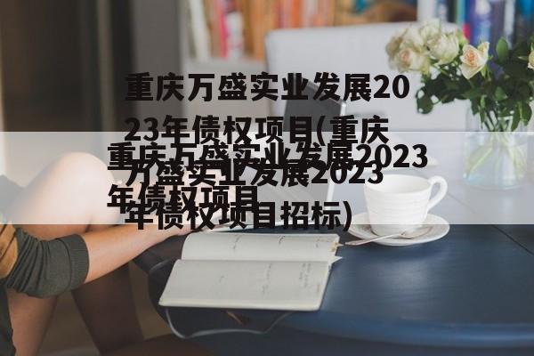 重庆万盛实业发展2023年债权项目(重庆万盛实业发展2023年债权项目招标)