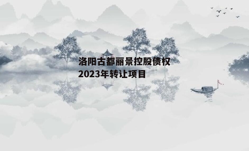 洛阳古都丽景控股债权2023年转让项目