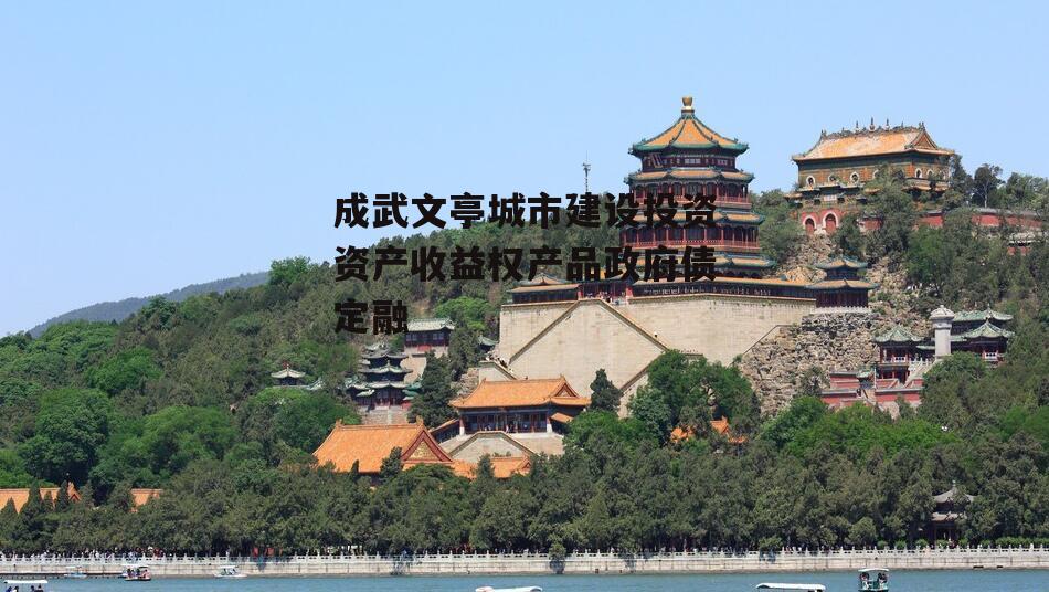 成武文亭城市建设投资资产收益权产品政府债定融