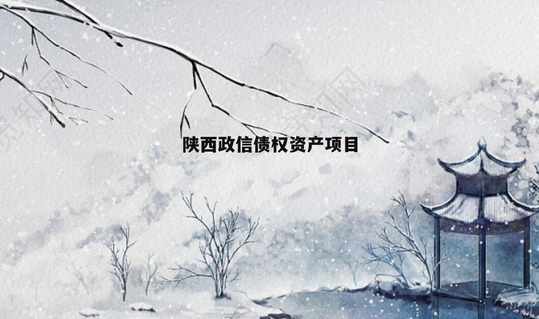 陕西政信债权资产项目