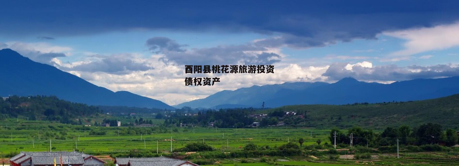 酉阳县桃花源旅游投资债权资产