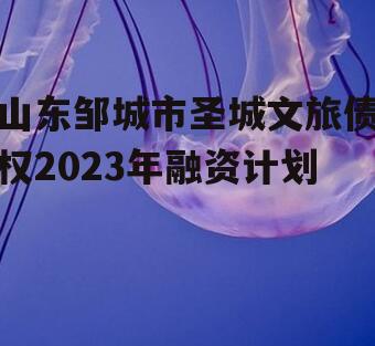 山东邹城市圣城文旅债权2023年融资计划