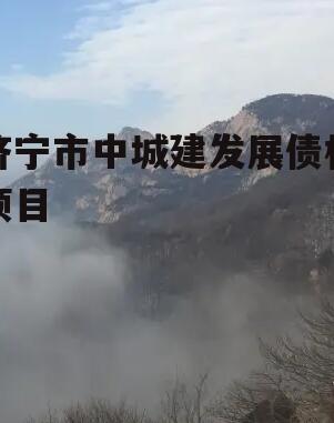 济宁市中城建发展债权项目