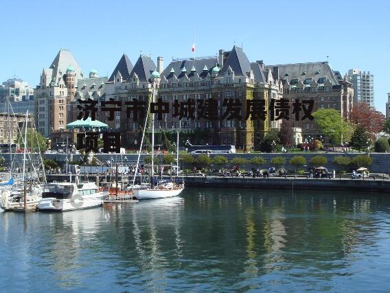 济宁市中城建发展债权项目