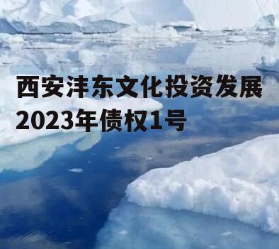 西安沣东文化投资发展2023年债权1号