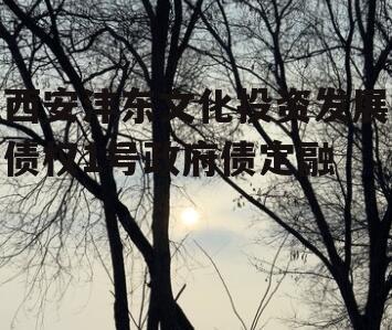 西安沣东文化投资发展债权1号政府债定融