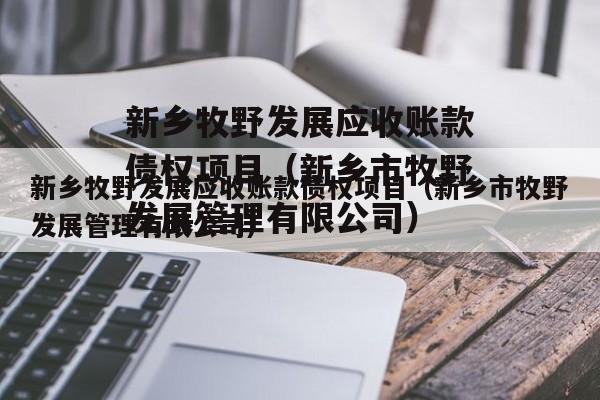 新乡牧野发展应收账款债权项目（新乡市牧野发展管理有限公司）