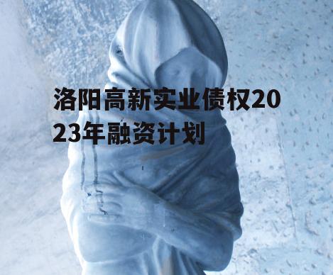 洛阳高新实业债权2023年融资计划