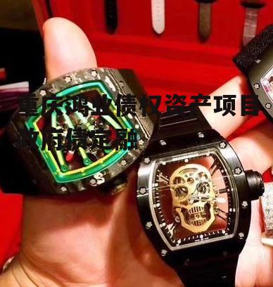 重庆鸿业债权资产项目政府债定融