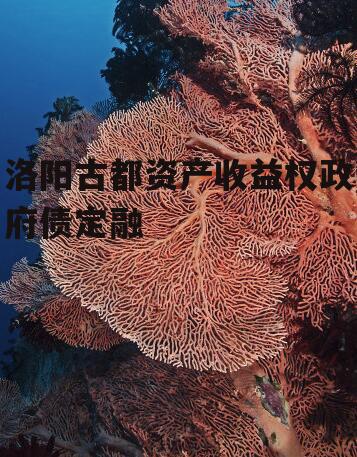 洛阳古都资产收益权政府债定融