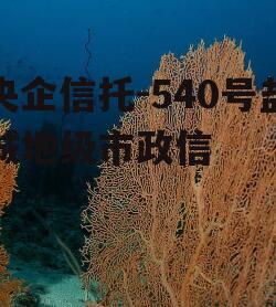 央企信托-540号盐城地级市政信