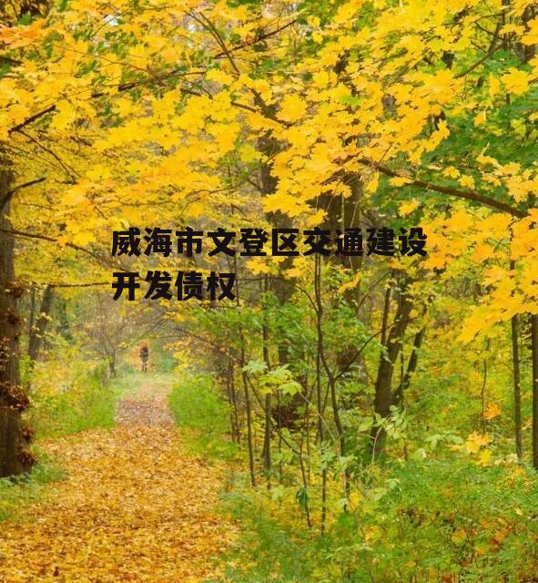 威海市文登区交通建设开发债权