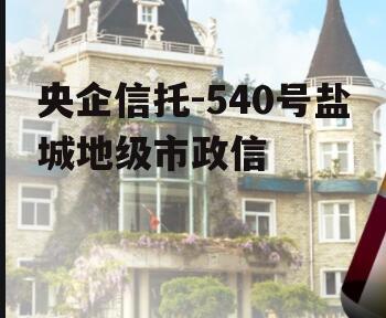央企信托-540号盐城地级市政信