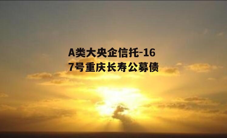 A类大央企信托-167号重庆长寿公募债