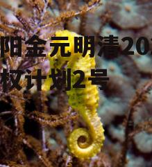 洛阳金元明清2023债权计划2号