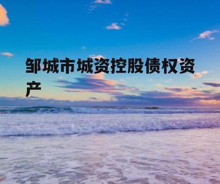 邹城市城资控股债权资产