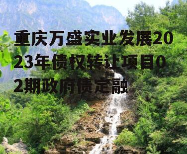 重庆万盛实业发展2023年债权转让项目02期政府债定融