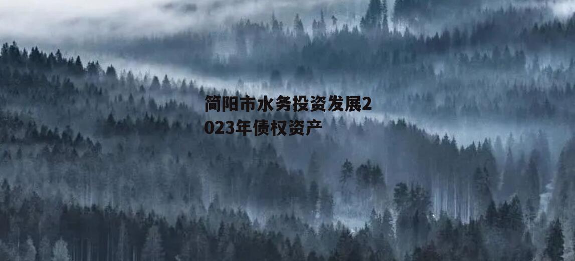 简阳市水务投资发展2023年债权资产