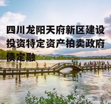 四川龙阳天府新区建设投资特定资产拍卖政府债定融
