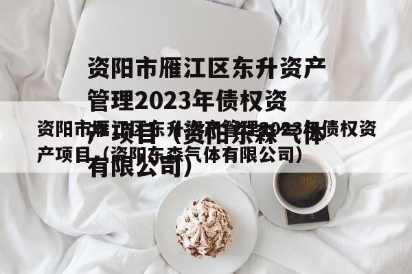 资阳市雁江区东升资产管理2023年债权资产项目（资阳东森气体有限公司）