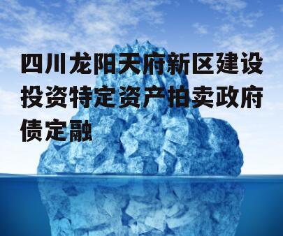 四川龙阳天府新区建设投资特定资产拍卖政府债定融