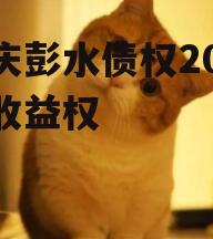 重庆彭水债权2023年收益权
