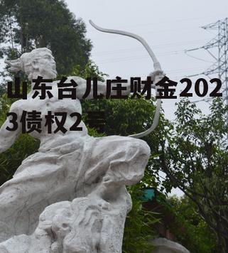山东台儿庄财金2023债权2号
