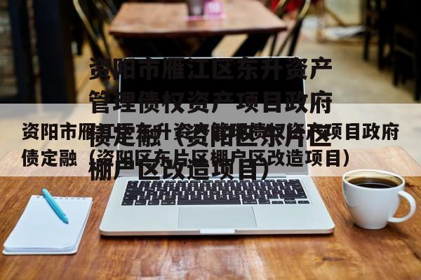 资阳市雁江区东升资产管理债权资产项目政府债定融（资阳区东片区棚户区改造项目）