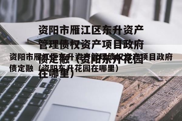 资阳市雁江区东升资产管理债权资产项目政府债定融（资阳东升花园在哪里）