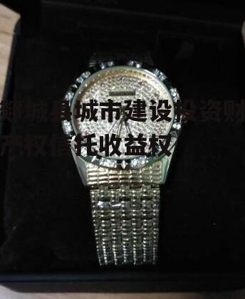 郯城县城市建设投资财产权信托收益权
