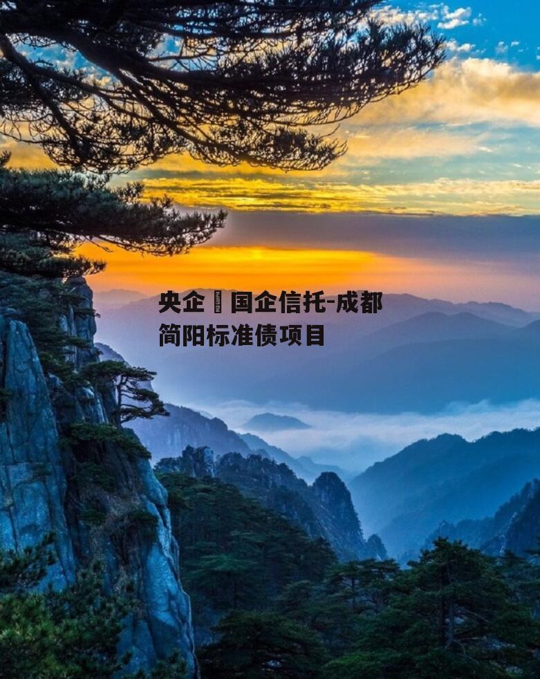 央企➕国企信托-成都简阳标准债项目